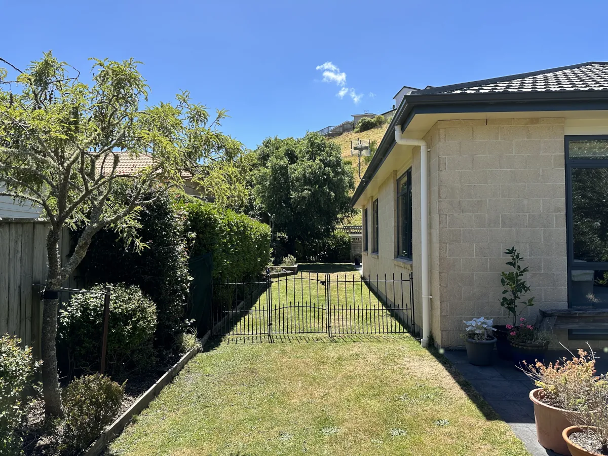 Freshly mown lawn maintained by GreenPaws